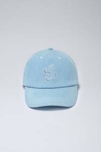 DENIM CAP WITH BRANDING