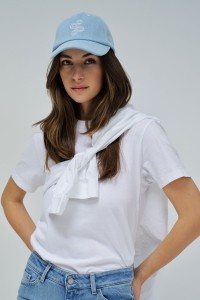 DENIM CAP WITH BRANDING