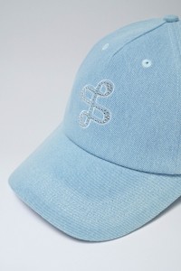 DENIM CAP WITH BRANDING