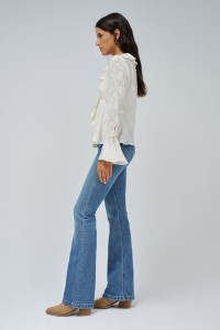 BLOUSE AVEC VOLANTS