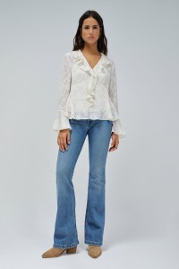 BLOUSE AVEC VOLANTS