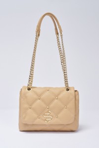 PADDED LEATHER EFFECT BAG