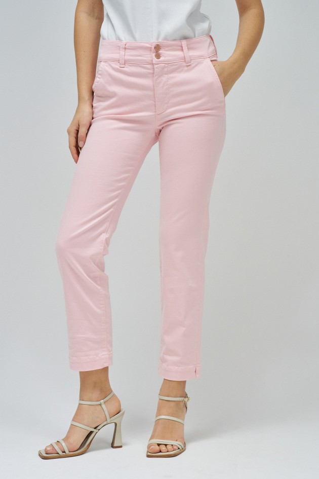 SECRET CHINO PUSH IN CROPPED SLIM