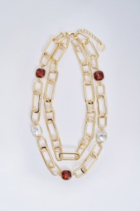 DOUBLE CHAIN NECKLACE