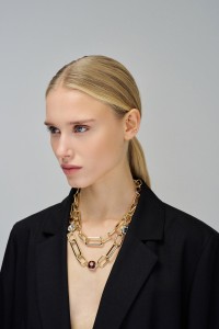DOUBLE CHAIN NECKLACE