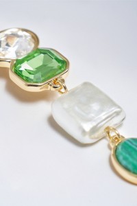 PENDIENTES COLGANTES CON PIEDRAS STRASS