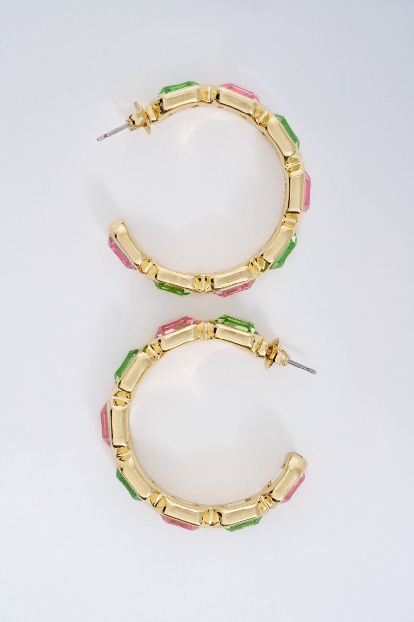 PENDIENTES CON CRISTALES