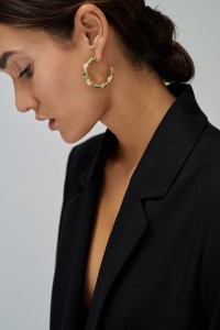 EARRINGS WITH CRYSTALS