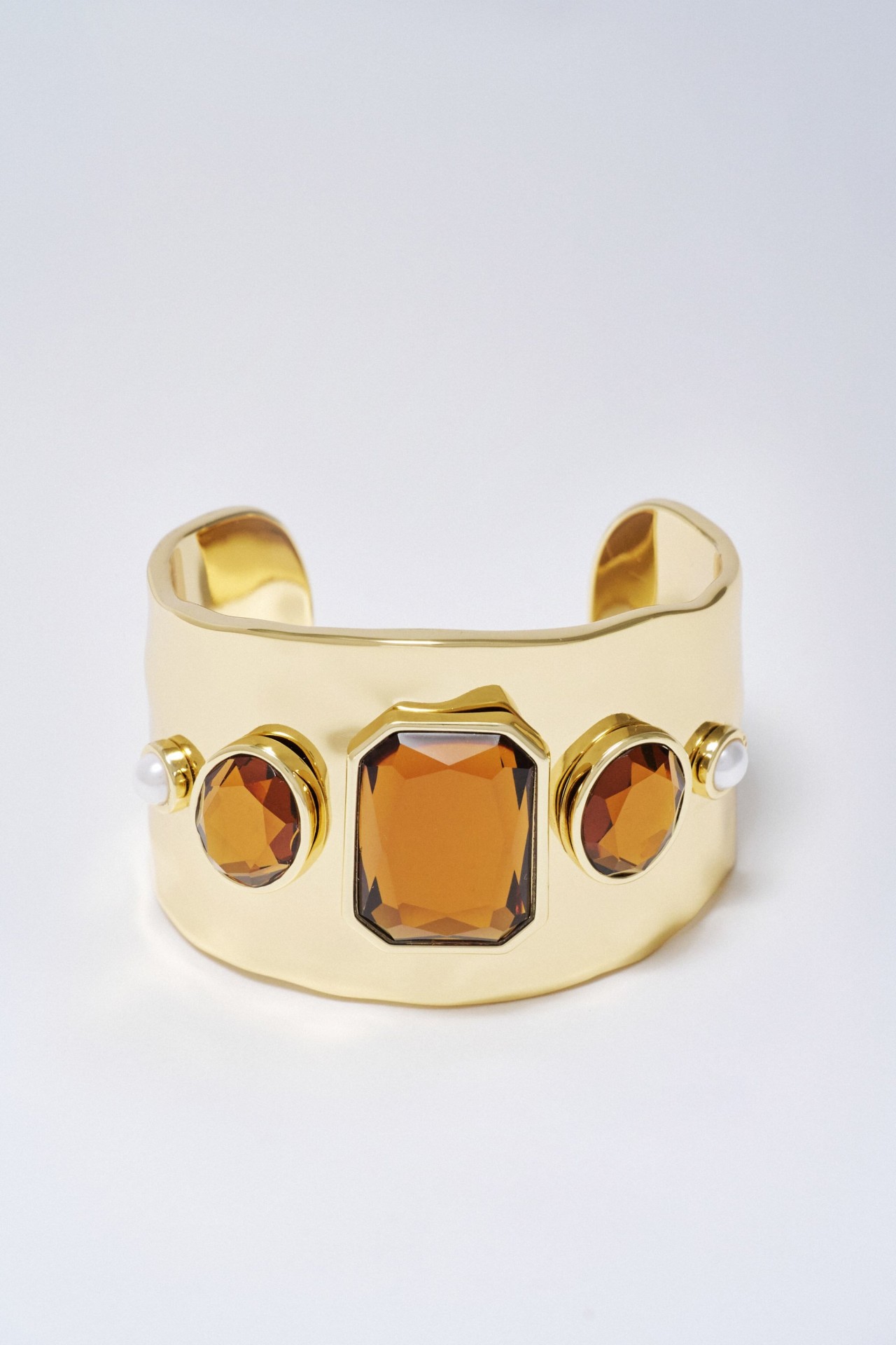 BRACELETE LARGA COM PEDRAS