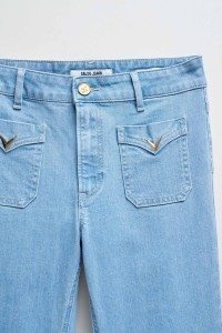JEAN DESTINY PUSH UP FLARE