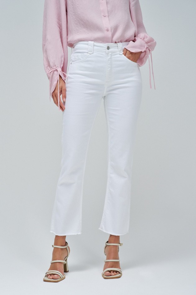 JEANS FAITH PUSH IN CROPPED FLARE