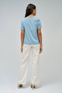 BLUSA EN LIGHTDENIM