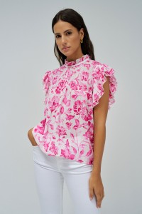 TOP WITH FLORAL PATTERN