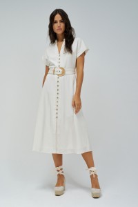 MIDI DRESS IN LIGHTDENIM