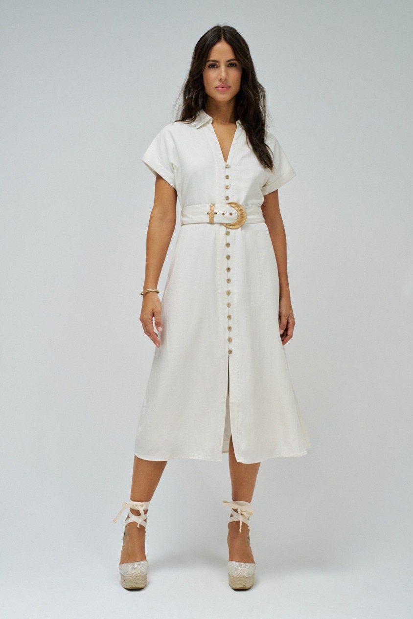 MIDI DRESS IN LIGHTDENIM
