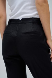 LINEN CHINO TROUSERS