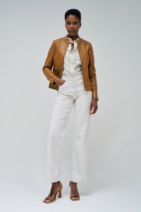 VESTE EFFET CUIR