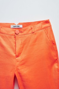 LINEN CHINO TROUSERS