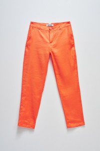 LINEN CHINO TROUSERS