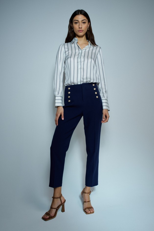 CROPPED SLIM CHINOS