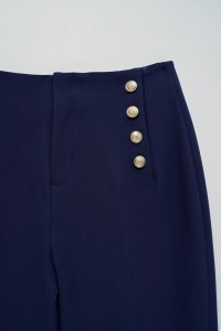 CHINO CROPPED SLIM EM TECIDO