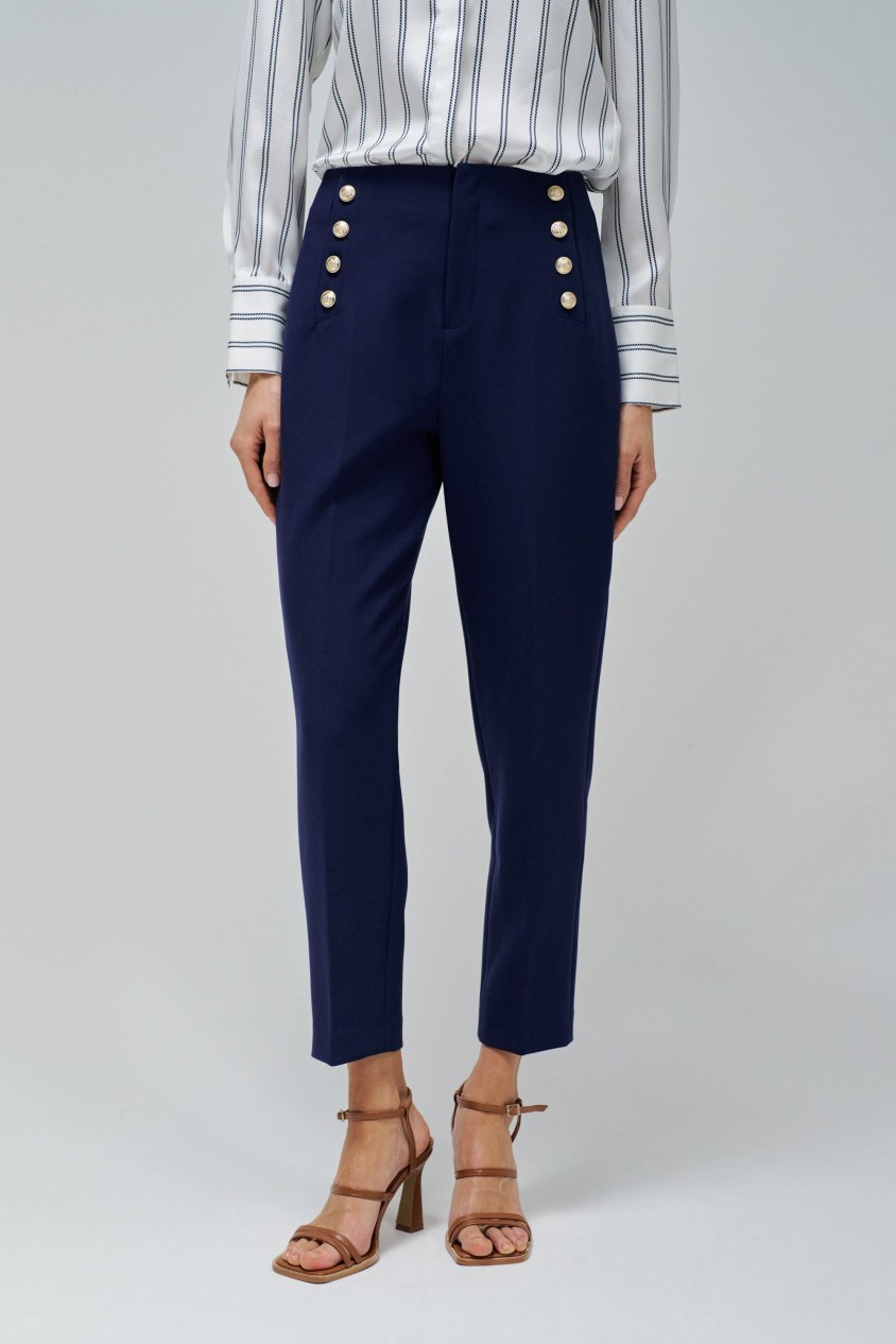 CROPPED SLIM CHINOS