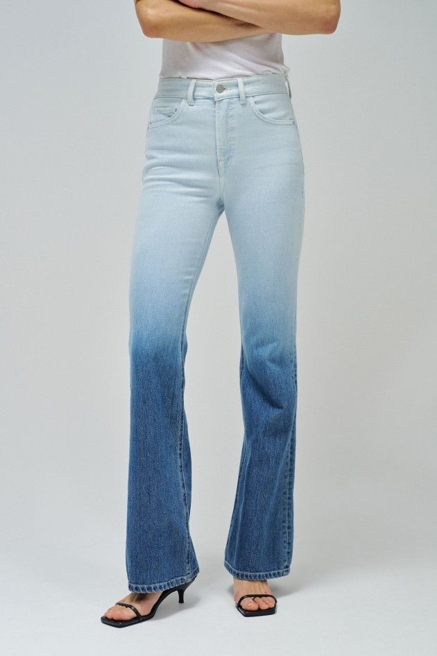 FAITH PUSH IN-JEANS, FLARE-PASSFORM, MIT FARBABSTUFUNG