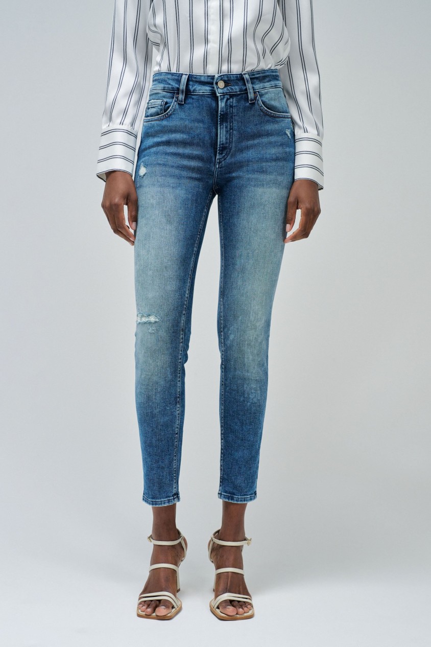 JEAN DESTINY PUSH UP CROPPED SKINNY