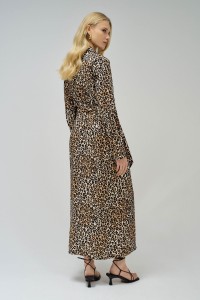 VESTIDO CAMISERO ESTAMPADO ANIMAL