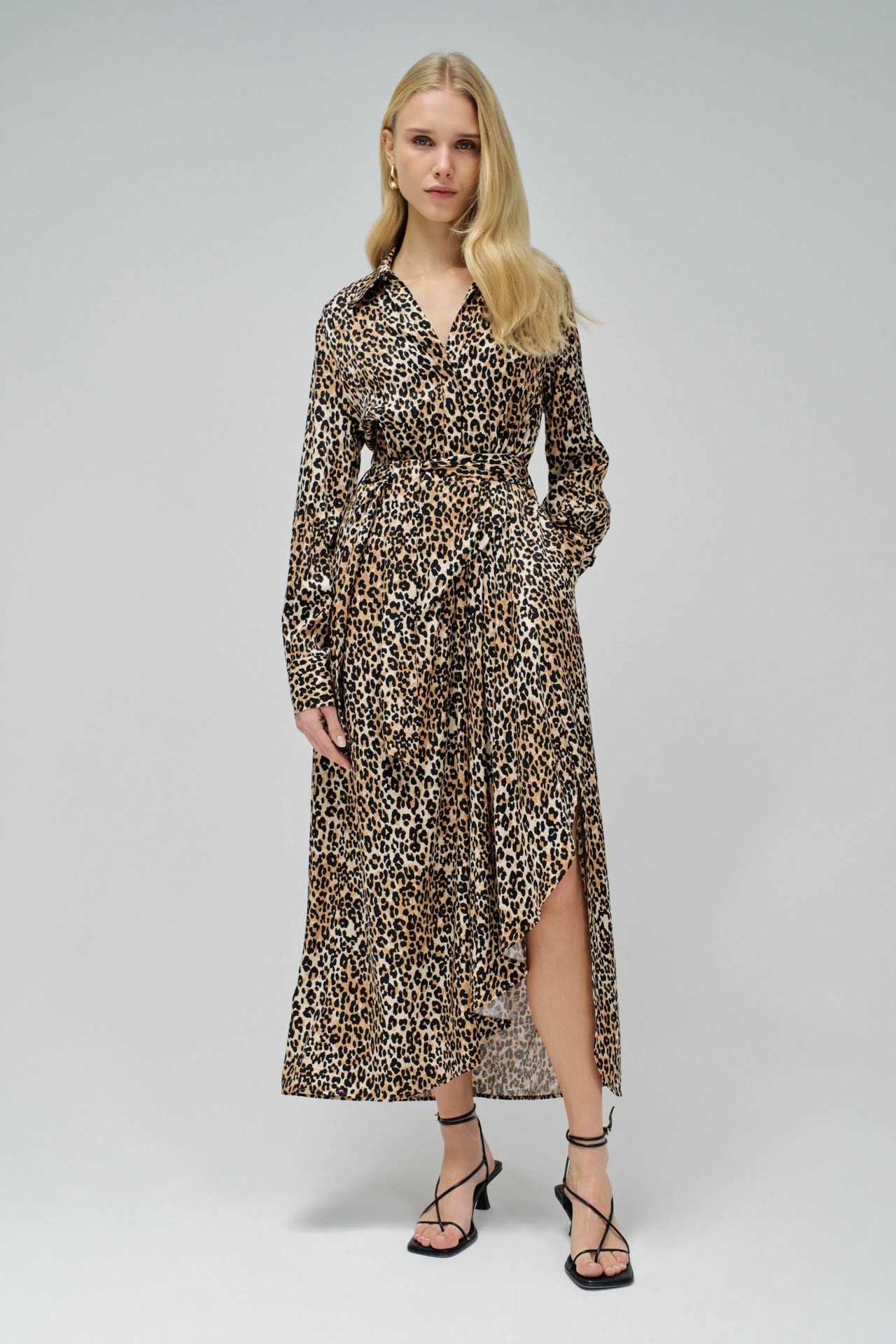 VESTIDO CAMISERO ESTAMPADO ANIMAL