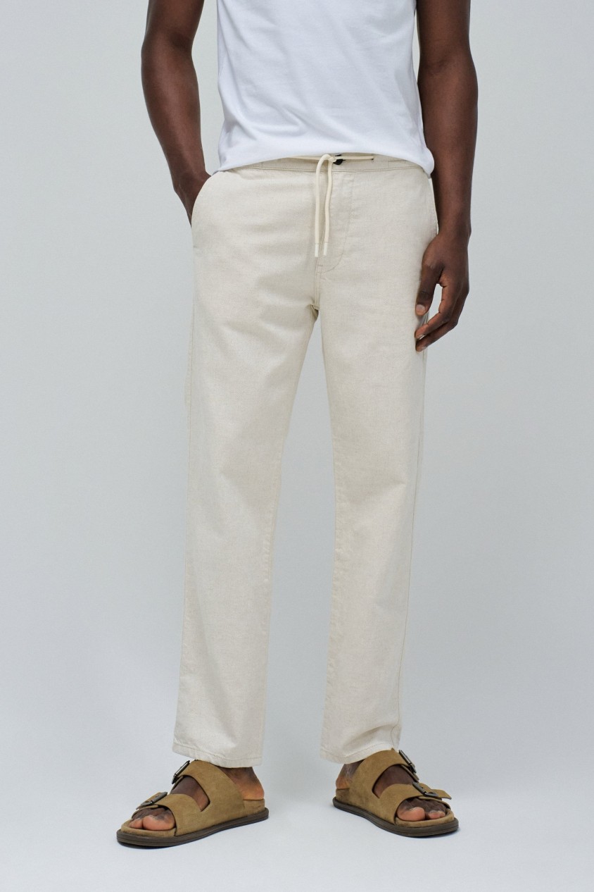 CALAS JOGGERS COM LINHO