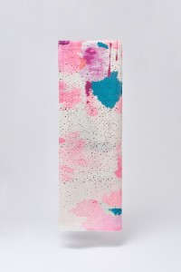 SCARF WITH PRINT AND LUREX
