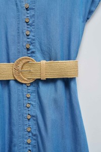 MIDI DRESS IN LIGHTDENIM