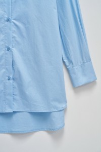 CHEMISE EN POPELINE AVEC STRASS
