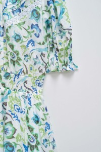 SHORT DRESS WITH FLORAL PRINT