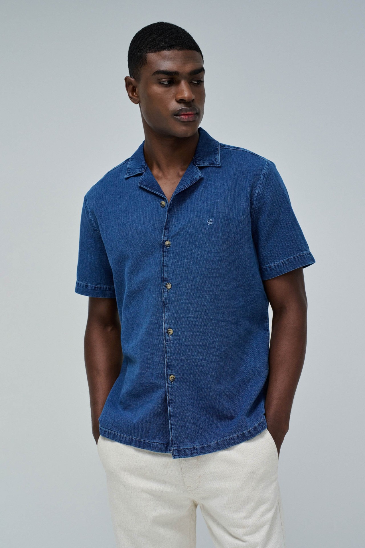 CHEMISE EN MLANGE DE LIN