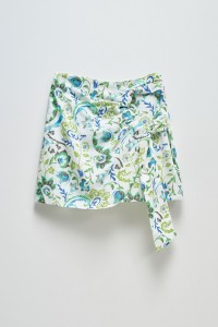 FALDA PANTALN CON MEZCLA DE LINO