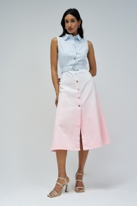 MIDI DENIM DRESS
