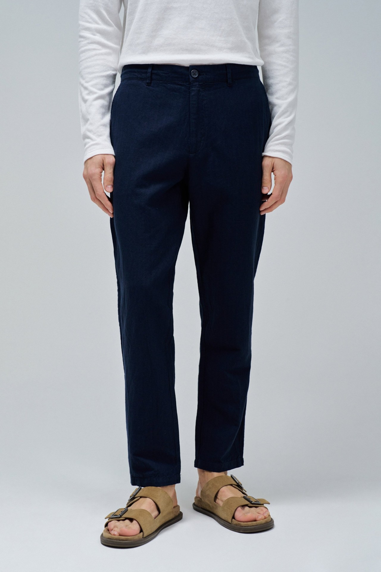 CALAS CHINO COM MISTURA DE LINHO