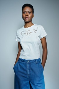 T-SHIRT WITH EMBROIDERY
