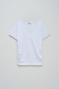 T-SHIRT AVEC FRONCES