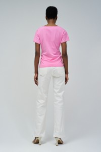 T-SHIRT AVEC FRONCES