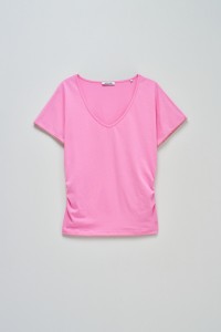 T-SHIRT AVEC FRONCES