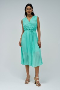 PLEATED DRESS