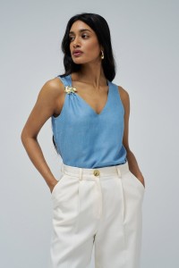 HAUT EN LIGHTDENIM