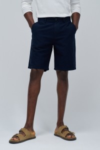 SHORTS EN MLANGE DE LIN