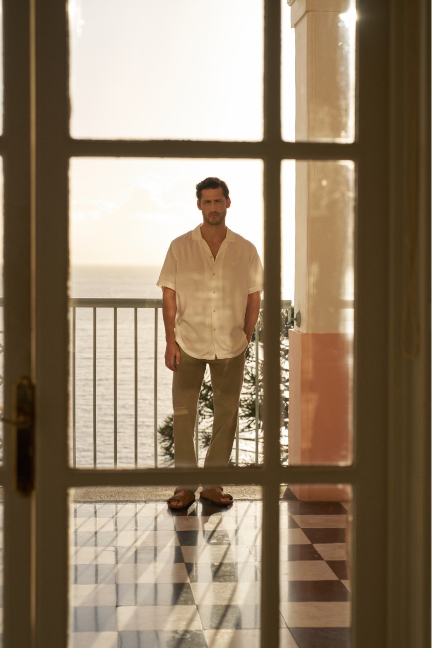 JOGGERS TROUSERS WITH LINEN