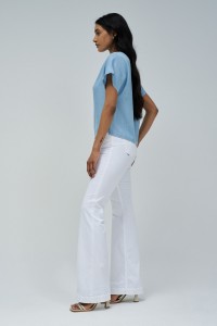 HELLBLAUE BLUSE