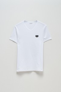 T-SHIRT DE ALGODO COM BRANDING