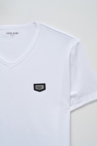 T-SHIRT DE ALGODO COM BRANDING